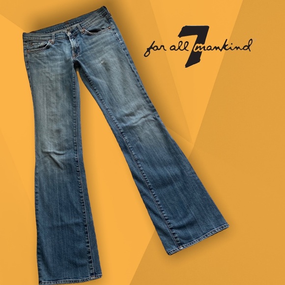 7 For All Mankind Denim - 7 For All Mankind Bootcut Distressed Jeans Size 27